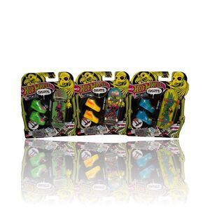 Hot Wheels Tony Hawk Skate Fingerboard Set of 3 Multi-ColorSkateboards #NIB